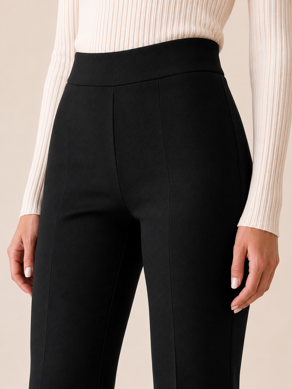 Premium Office Wear | Soft Stretch Fabric | High Waist Fit | Pack of 2