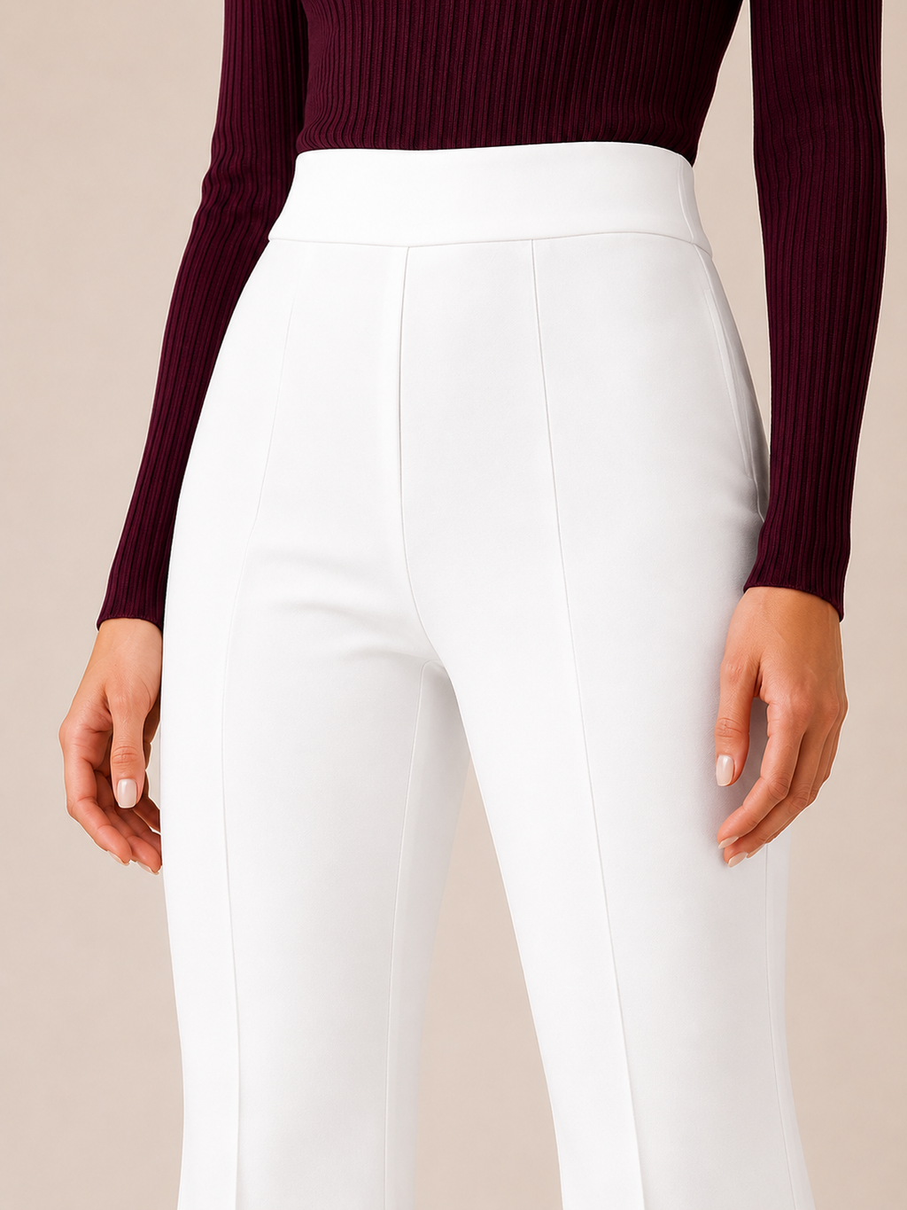 Premium Office Wear | Soft Stretch Fabric | High Waist Fit | Pack of 2