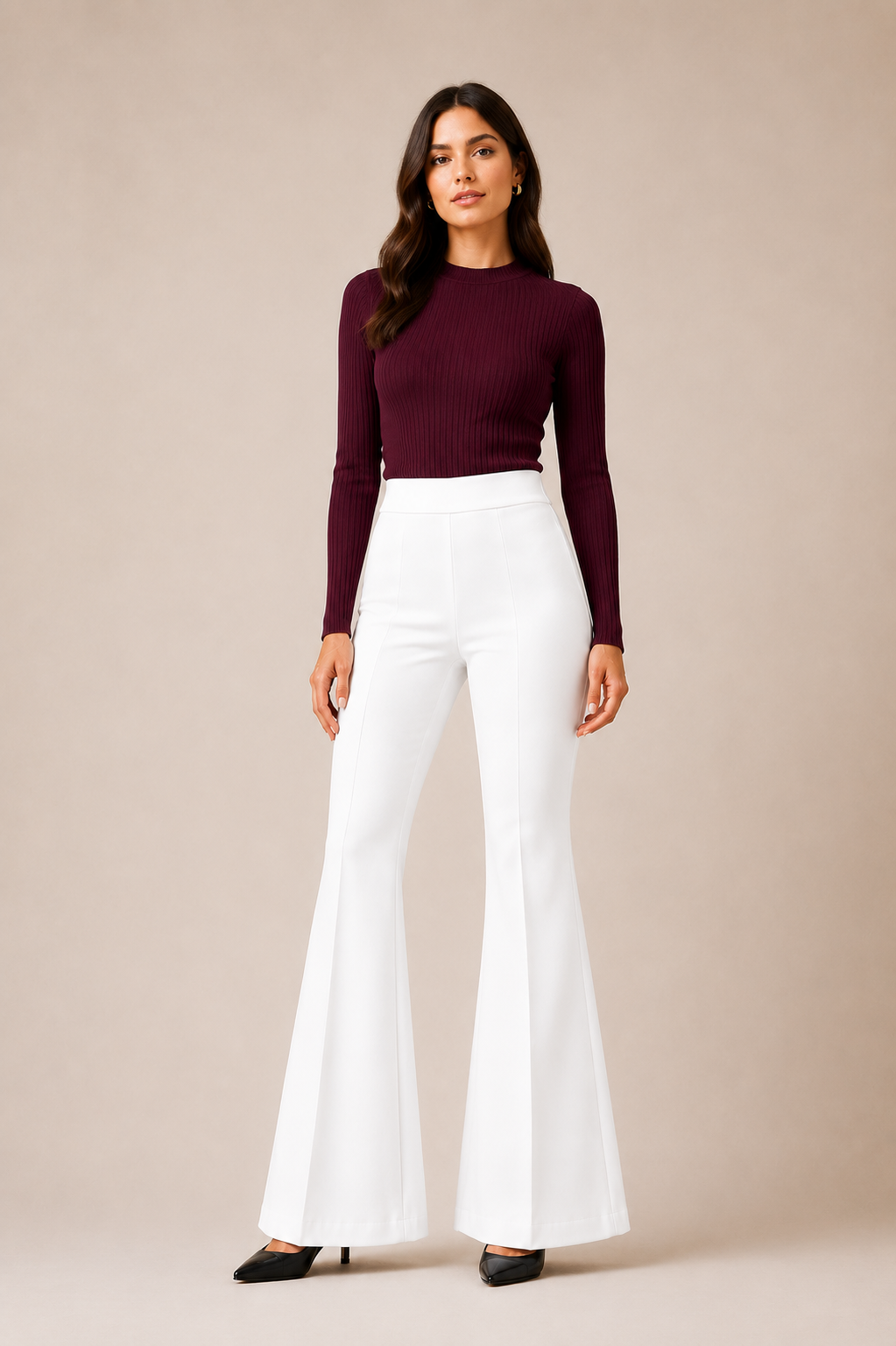 Premium Office Wear | Soft Stretch Fabric | High Waist Fit | Pack of 2